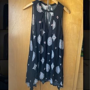 Free People black and red patterned tunic/dress.